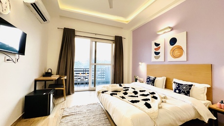 Gurgaon, Apartments, Flats, Houses & Villas, INR 2500/day,  Furnished,  Studio,  290 Sq. Feet,  Deluxe Room With Attched Washroom And Balcony