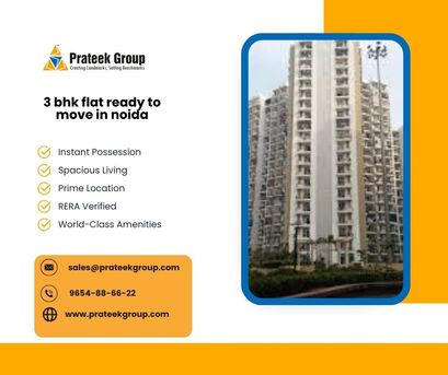 Lucknow, Real Estate, 3 Bhk Flat Ready To Move In Noida
