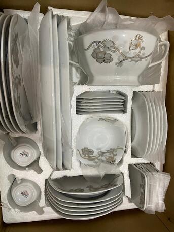 Al Safa, Household Items, SAR 200,  Crockery Set 77 Pieces Square Plate