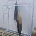 BHD 7,  Clothes Portable Stand Hanger With Flower Vas Free