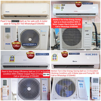 Manama, Air Conditioners, BHD 110,  ✅️ Variety Of Split Acs For Sale In Good Condition With Delivery
