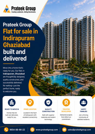 Ghaziabad, Real Estate, Prateek Group Flat For Sale In Indirapuram Ghaziabad Built And Delivered