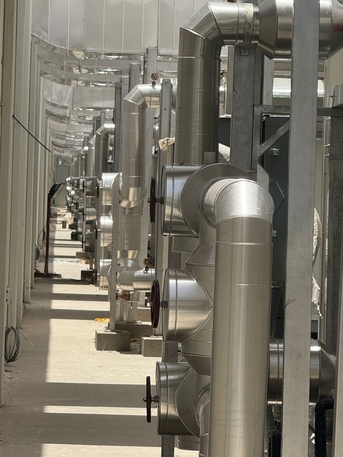 Riyadh, Air Conditioning, Thermal Insulation Cladding Hot And Cold Pipe