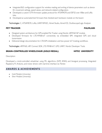 Riyadh, Job Seekers, IoT Engineer/ Embedded Systems / Firmware Engineer / AI Engineer / System Engineer