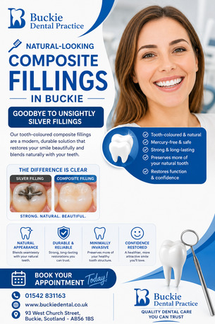 London, Dental, 🪥 Natural-Looking Composite Fillings In Buckie &mdash; Goodbye To Unsightly Silver Fillings