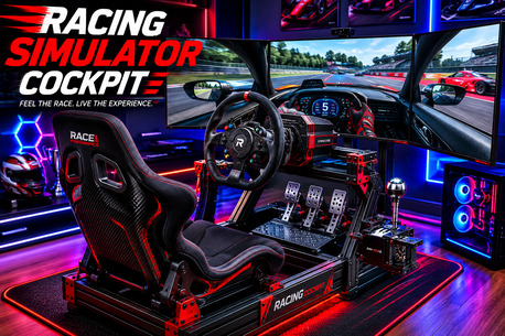 New York, Video Games, USD 1,  Premium Racing Simulator Cockpit For The Ultimate Sim Racing Experience