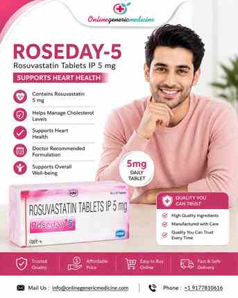 New York, Health, Roseday Tablet (Rosuvastatin Medication) | Onlinegenericmedicine