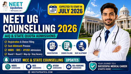 New Delhi, Career Counseling, NEET UG Counselling 2026 &ndash; Registration, Choice Filling & Seat Allotment Guide