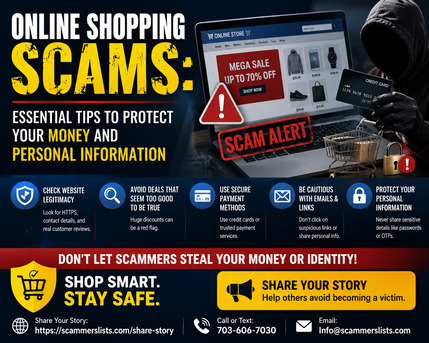 Washington DC, Help, Online Shopping Scams: Essential Tips To Protect Your Money And Personal Information