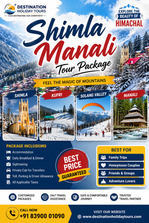 Pune, Travel, Shimla Manali Tour Package | Destination Holiday Tours
