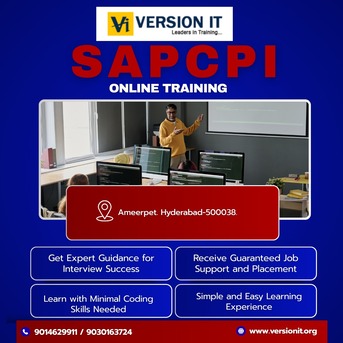 Hyderabad, Training, With Version IT You Can Be A SAP Integration Expert Become The Best SAP CPI Training Insti