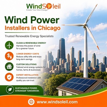 Chicago, Household, Wind Power Installers In Chicago &ndash; Trusted Renewable Energy Specialists