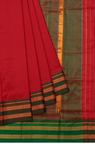 Kurnool, Businesses For Sale, Elegant Plain Pattu Sarees With Small Border | Mavuris