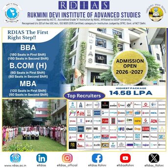 Rohini, Education, Top 5 BBA Colleges In IP University Rankwise &ndash; Choose RDIAS For A Successful Management
