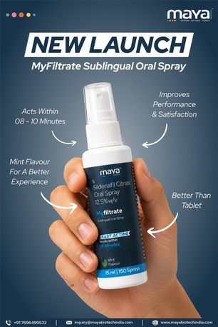 Chandigarh, Health, MyFiltrate Sublingual Oral Spray