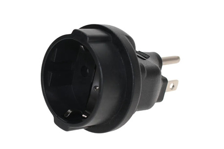 New York, Electronics, USD 6,  Buy European CEE7/7 Schuko To USA NEMA 5-15 Power Plug Adapter | SF Cable