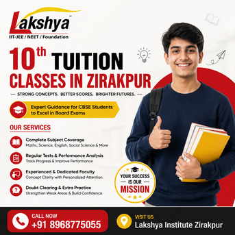Chandigarh, Lessons Offered, Best 10th Tuition Classes In Zirakpur For Board Exam Success