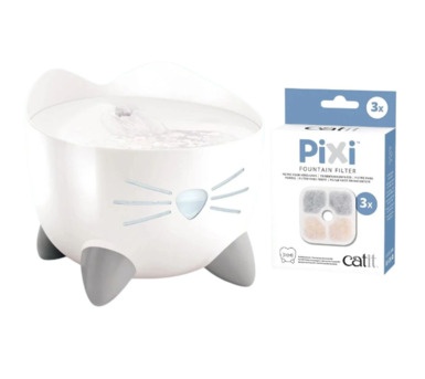 Mumbai, Pet Supplies, Catit Premium Cat Fountain And Replacement Filters Combo