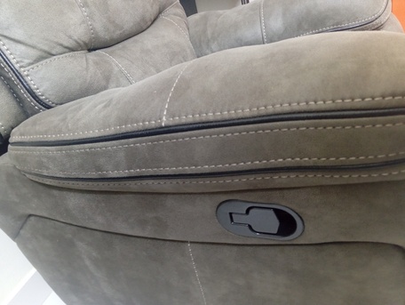 Manama, Furniture, BHD 220,  3-seater Gray Recliner-style Sofa(ELECTRIC SYSTEM) +1 RECLINED SING SOFA