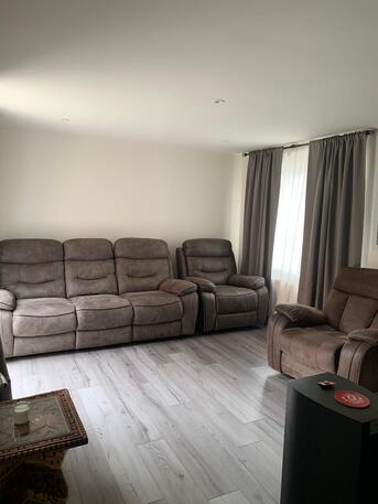 Manama, Furniture, BHD 220,  3-seater Gray Recliner-style Sofa(ELECTRIC SYSTEM) +1 RECLINED SING SOFA