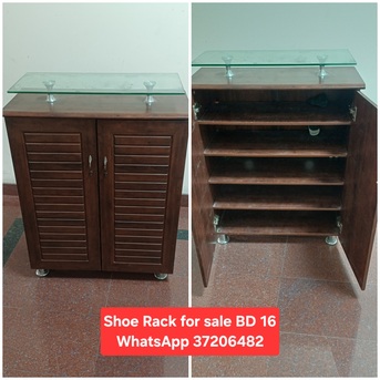 Manama, Furniture, BHD 16,  ✅️ Shoe Rack For Sale In Good Condition With Delivery