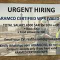 ARAMCO CERTIFIED WPR (VALID ID)