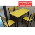 BHD 26,  ✅️ Dining Table With 4 Chairs For Sale In Good Condition With Delivery