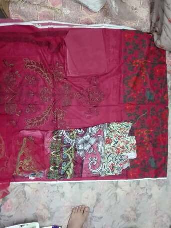 Riyadh, Clothing & Accessories, SAR 199,  Ladies Embroidery Suite Stitched & Unstitched For Sale In Riyadh Only199SR