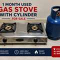 SAR 400,  1 Month Used Gas Stove With Cylinder For Sale