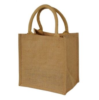 London, Marketing, Printed Jute Shopping Bags