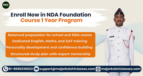 Mumbai, Education, Enroll Now In NDA Foundation Course 1 Year Program