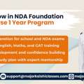 Enroll Now In NDA Foundation Course 1 Year Program