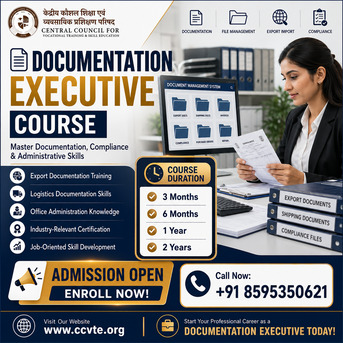 New Delhi, Education, Documentation Executive Course For Freshers &ndash; Start Learning Now