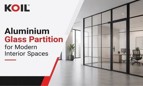 Ahmedabad, Furniture, Aluminium Glass Partition For Modern Interior Spaces
