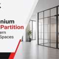 Aluminium Glass Partition For Modern Interior Spaces