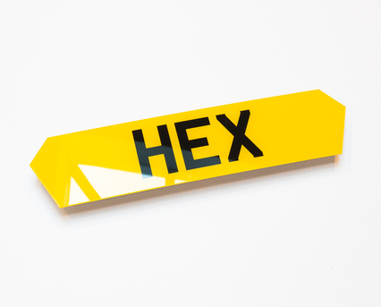 London, Auto Parts, GBP 2,  Hex Number Plates UK - Lambo Style