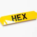 GBP 2,  Hex Number Plates UK - Lambo Style