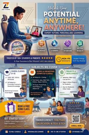 Riyadh, Lessons Offered, Online Tutor On Affordable Fees