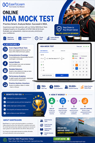 Mumbai, Education, Online NDA Mock Test 2026 &ndash; Free NDA Mock Test Series & Exam Practice