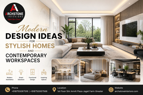Greater Noida, Interior Design, Modern Design Ideas For Stylish Homes And Contemporary Workspaces