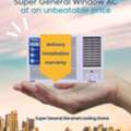 SAR 1200,  Super General Window AC With Free Delivery And Installation