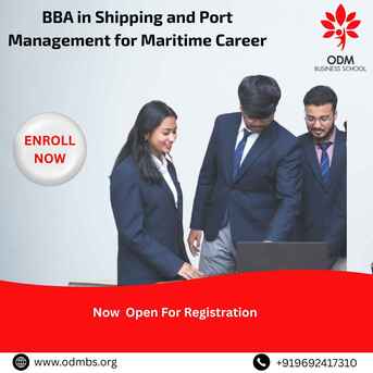 Bhubaneswar, Education, BBA In Shipping And Port Management For Maritime Career