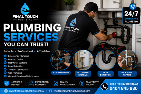 Sydney, Household, Emergency Plumber Sydney | Final Touch Plumbing