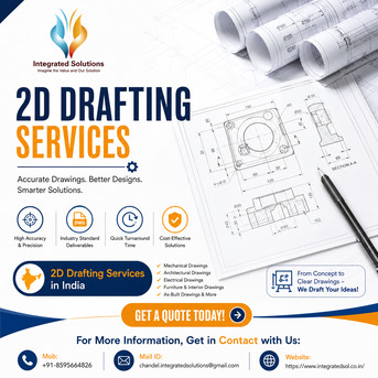 Gurugram, Wholesale Products, Accurate CAD-Based 2D Drafting Services In India