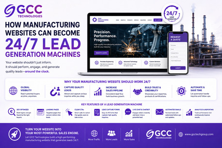 Dubai, Marketing, How Manufacturing Websites Can Become 24/7 Lead Generation Machines