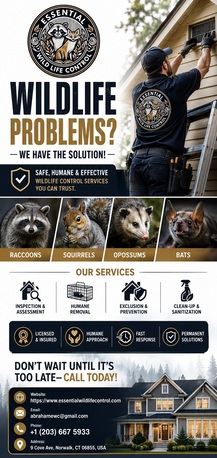 New York, Pest Control, Local Wildlife Removal Professionals In Norwalk, CT