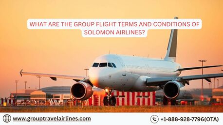 New York, Travel, What Are The Group Flight Terms And Conditions Of Solomon Airlines?
