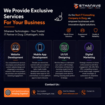 Bhopal, Software Development, Sthanave Technologies &ndash; Best IT Consulting Company In Durg, Chhattisgarh