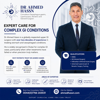 Dubai, Health, Looking For An Expert Upper GI Surgeon In Dubai? Consult Dr. Ahmed Hassn.