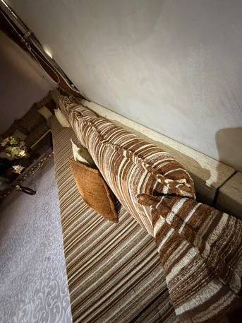 Jeddah, Furniture, SAR 2000,  Used Living Room Sofa Set With Curtains And Carpet For Sale